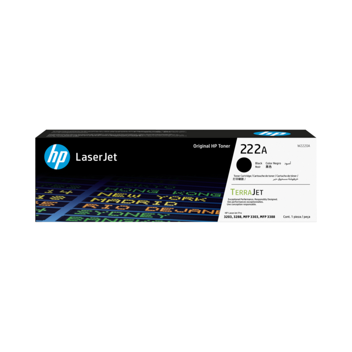 HP 222A Black Toner Cartridge