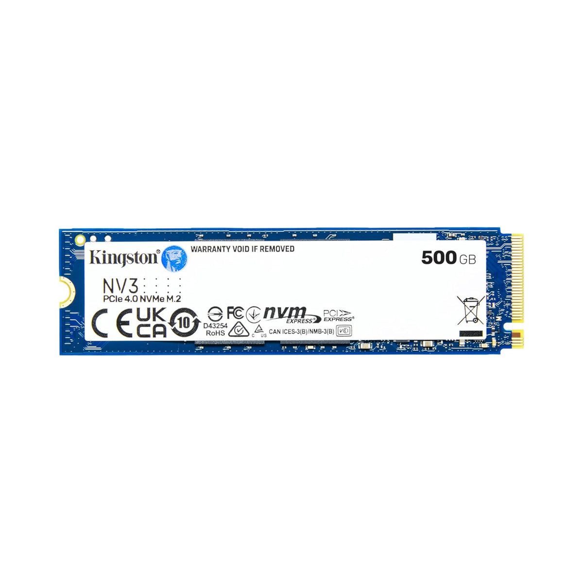 Kingston NV3 500 GB M.2 2280 NVMe SSD