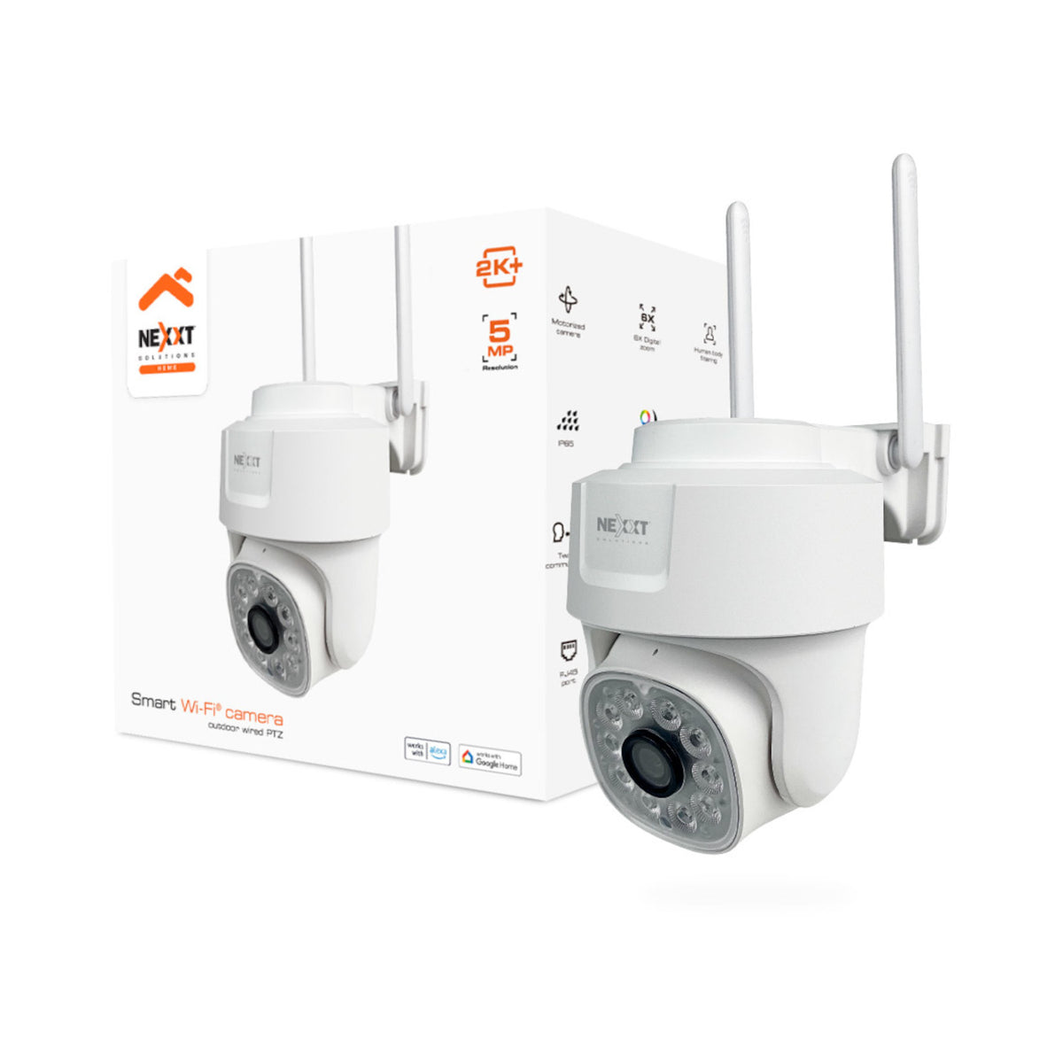 Nexxt NHC-OP10 Wi-Fi and Wired Outdoor PTZ Camera