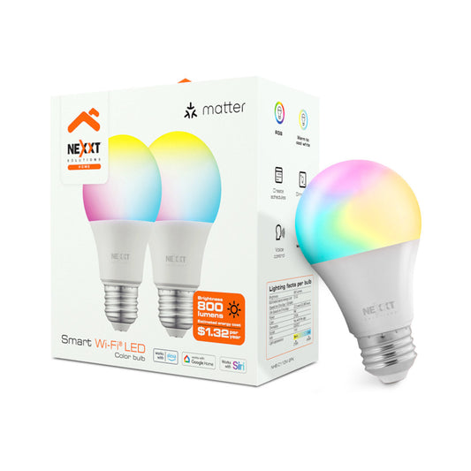 Nexxt WiFi LED Color Lamp 2 Pack