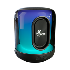 XTech portable wireless speaker with LEDs