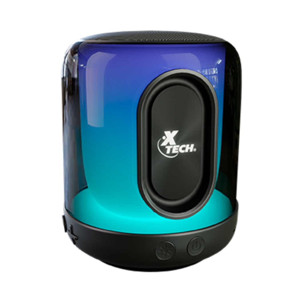 XTech portable wireless speaker with LEDs