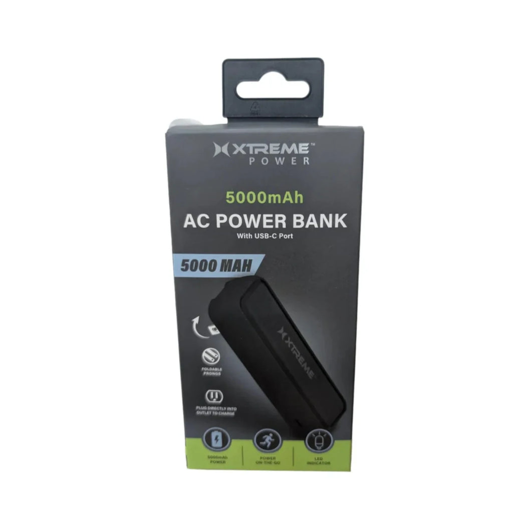 Xtreme 5000mAh AC Power Bank Black