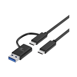 Xtech XTC532 2-in-1 USB-C to USB-C/A cable