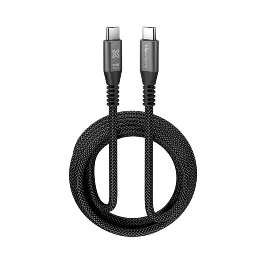KlipXtreme PowerGo 650 USB-C to USB-C Cable 10 ft 100W 10Gbps