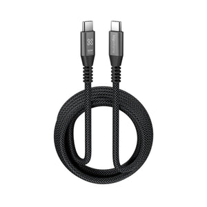 KlipX PowerGo 650 100W 10Gbps 10ft USB-C to USB-C