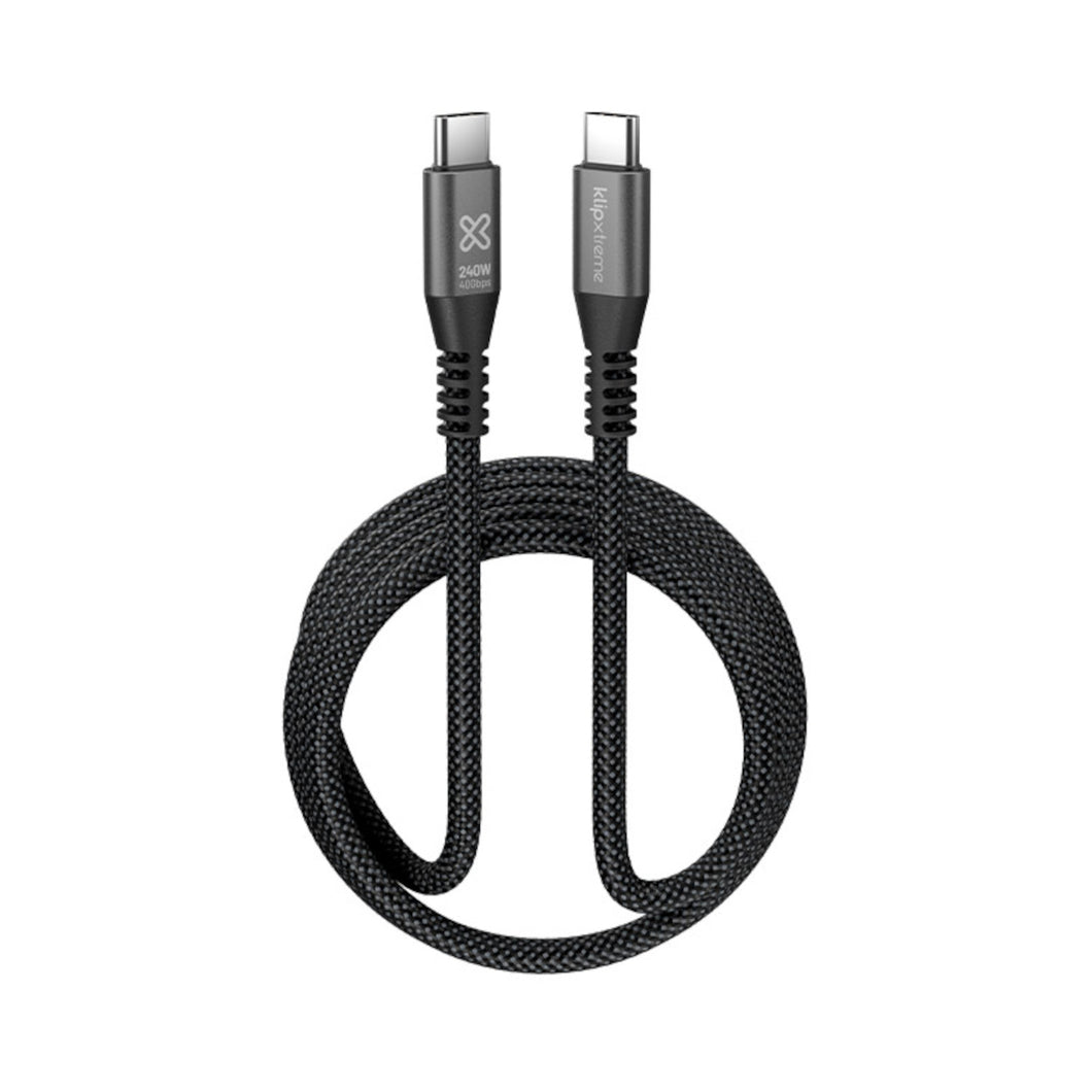 KlipX PowerGo 850 240W 40Gbps 6ft USB-C to USB-C