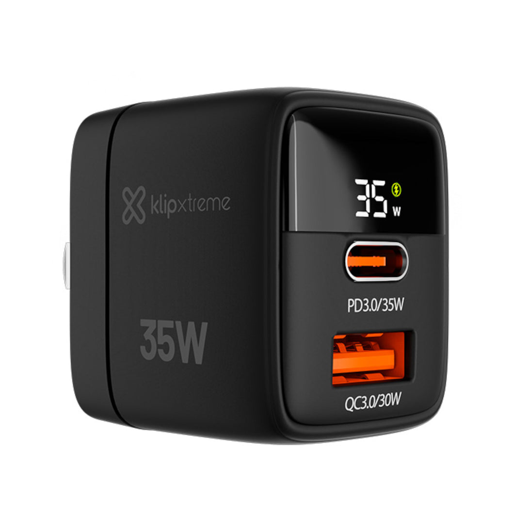 KlipX PowerWall 35 35W 2-port GaN wall charger