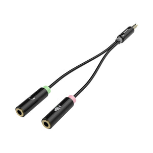 Sabrent CB-AUHM Headphone and Mic Splitter Adapter