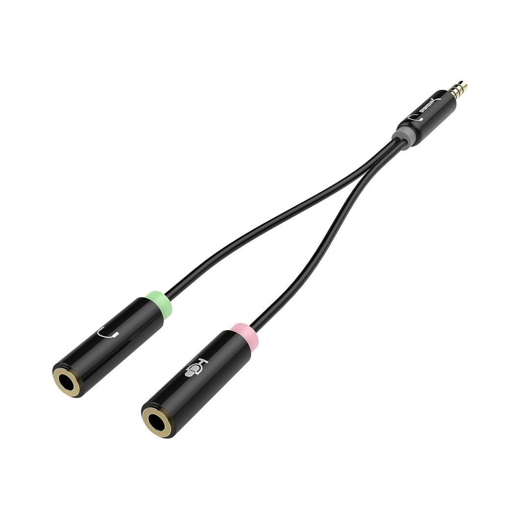 Sabrent CB-AUHM Headphone and Mic Splitter Adapter