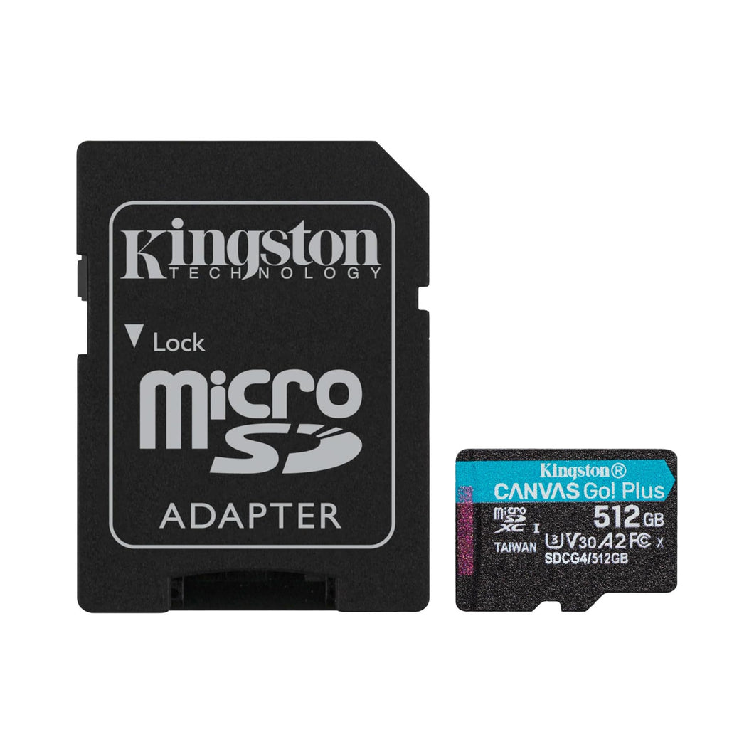 Kingston Canvas Go Plus 512GB microSD Card
