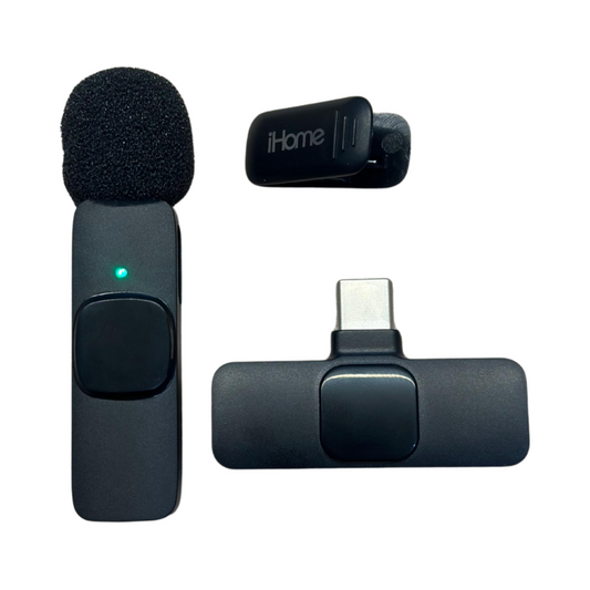 iHome USB-C Wireless Xtreme Lavalier Microphone