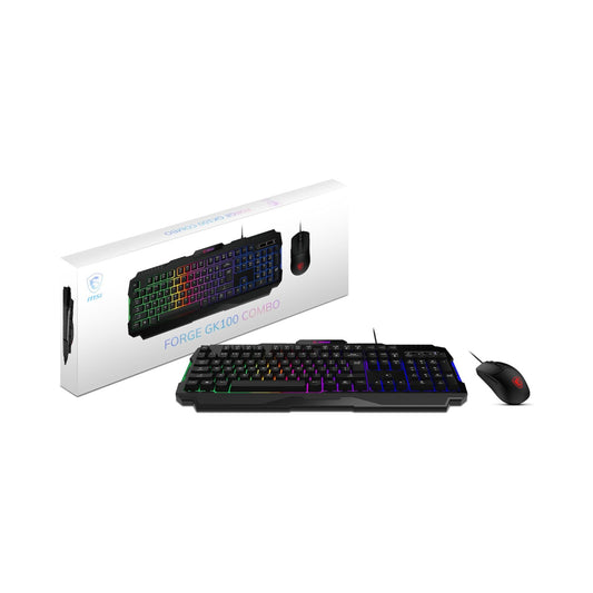 MSI Forge GK100 RGB Keyboard Mouse Combo