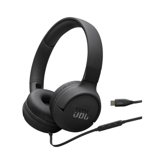 JBL Tune 520C USB-C wired Black headphones