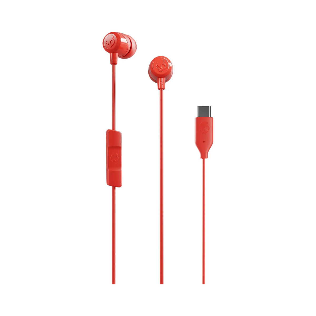 Skullcandy Jib USB-C Wired In-Ear Earbuds Red