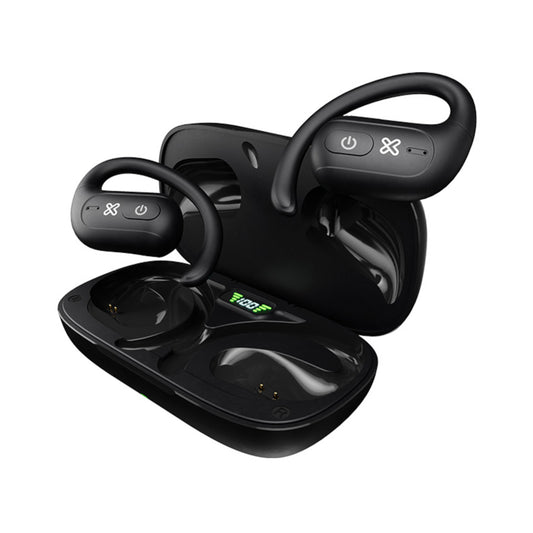 KlipX KOE-250BK Open-Ear Bluetooth Earbuds Black