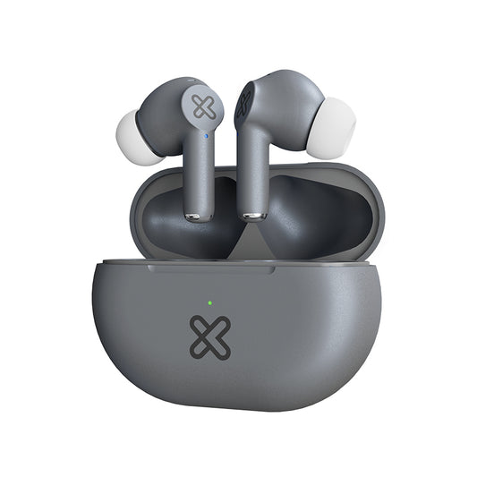 KlipXtreme KTE-015GR Buds-Fi ENC Bluetooth Earbuds Gray