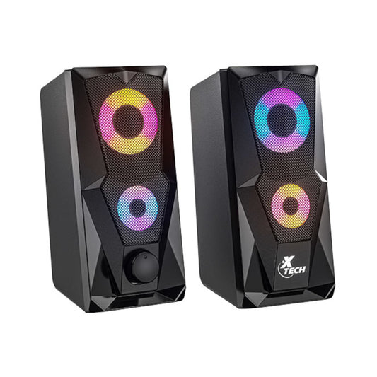Xtech XTS131 FireShot 6W 2.0 LED PC Speakers