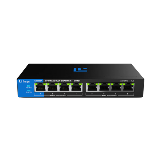 Linksys LN2308 8-Port 2.5G Multi-Gig Switch