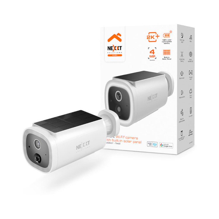 Nexxt NHC-OF30S 2K Solar Wi-Fi Outdoor Camera