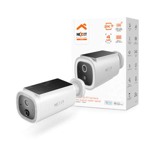 Nexxt NHC-OF30S 2K Solar WiFi Outdoor Camera