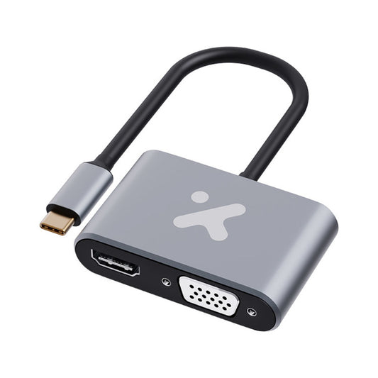 Xtech XTC-542 USB-C to HDMI/VGA 4K/1080p Adapter