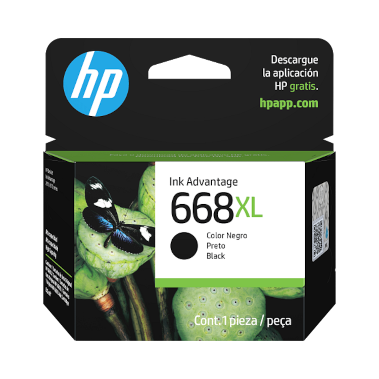 HP 668XL Black Ink Cartridge