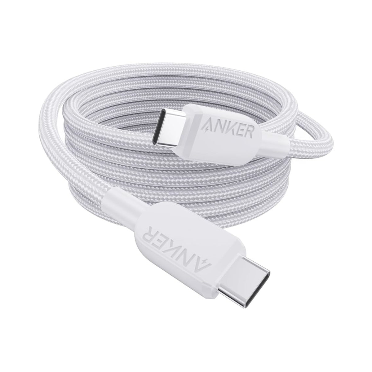 Anker USB-C to USB-C 3 ft 240W Cable White