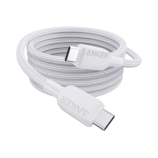 Anker USB-C to USB-C 3ft 240W Cable White