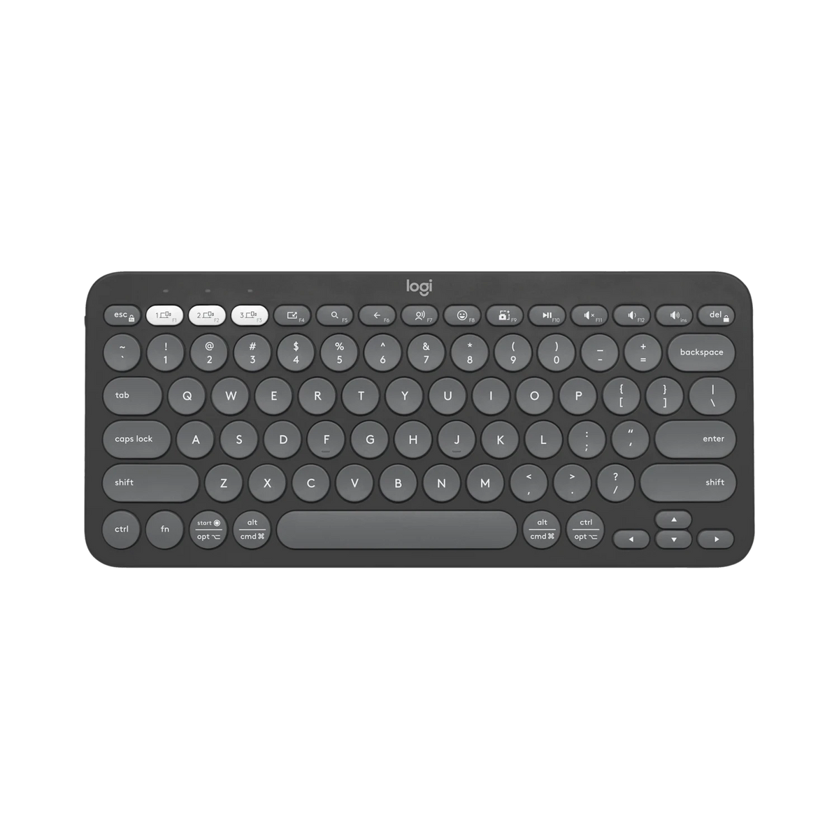 Logitech Pebble Keys 2 K380s Wireless Keyboard Gray