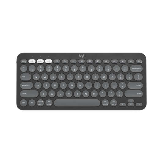 Logitech Pebble Keys 2 K380s Wireless Keyboard Gray