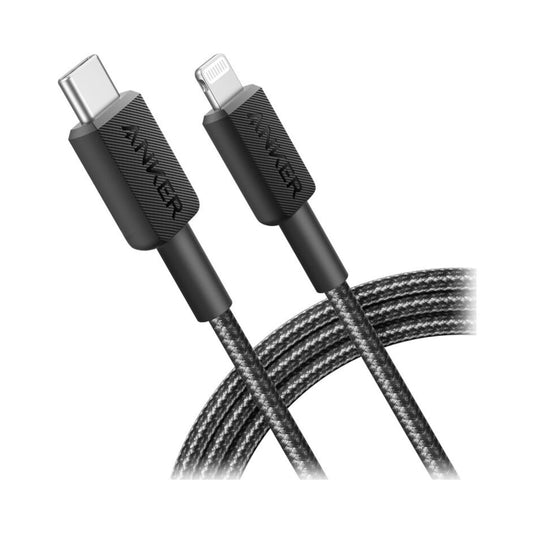 Anker 322 USB-C to Lightning 6ft Braided Black