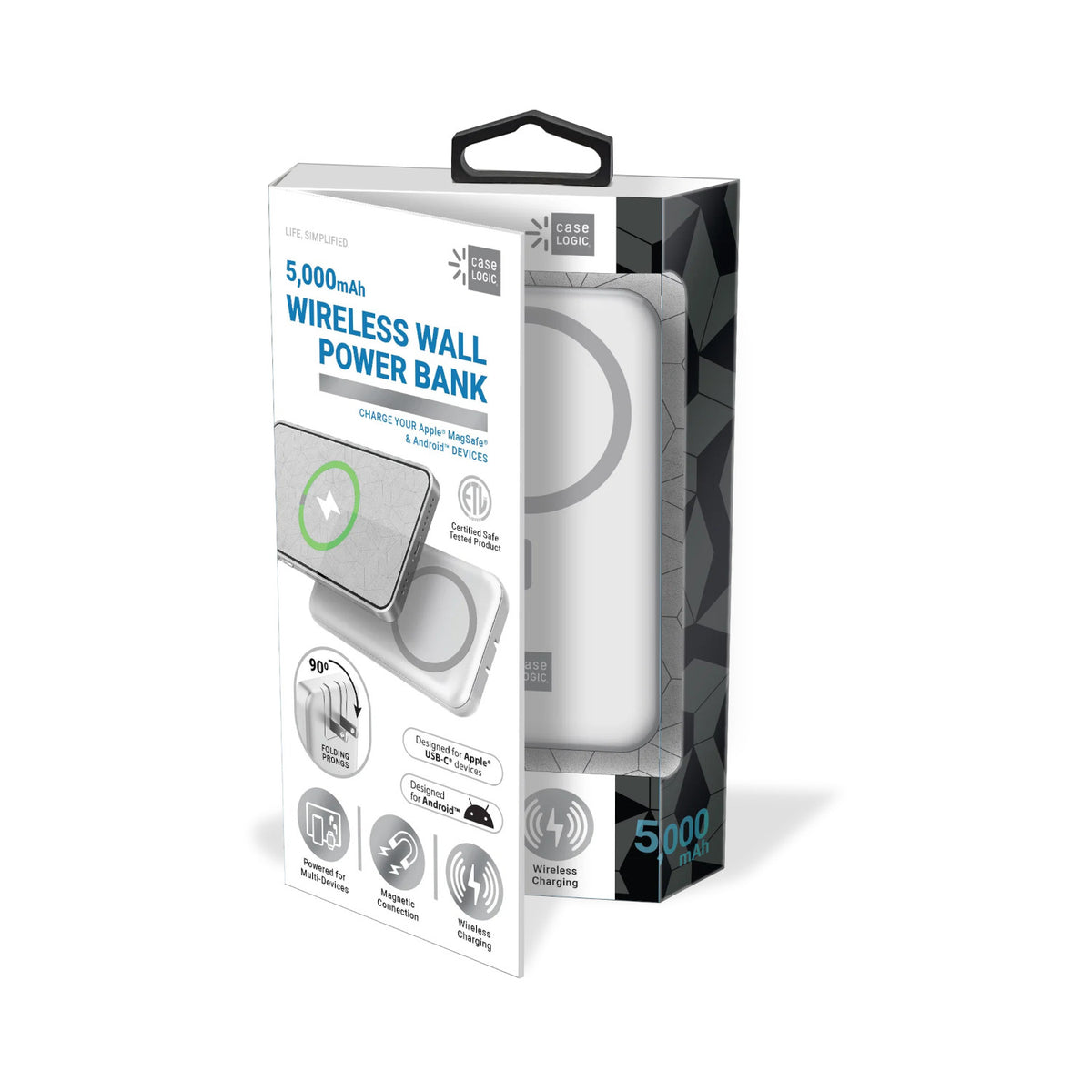 Bytech 5,000 mAh Wireless Power Bank 10W MagSafe White