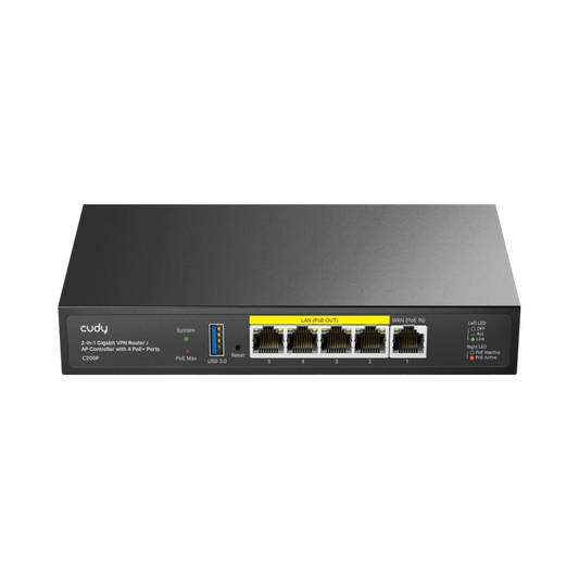 Cudy C200P 2-in-1 SMB Router AP Controller PoE