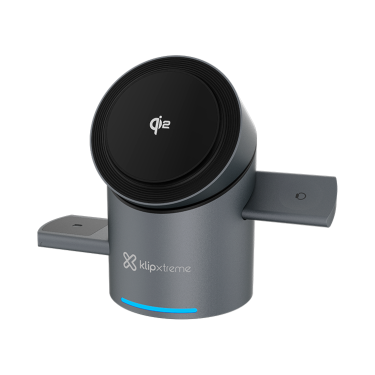 KlipX KDC-400 3-in-1 Qi Wireless Charge Station