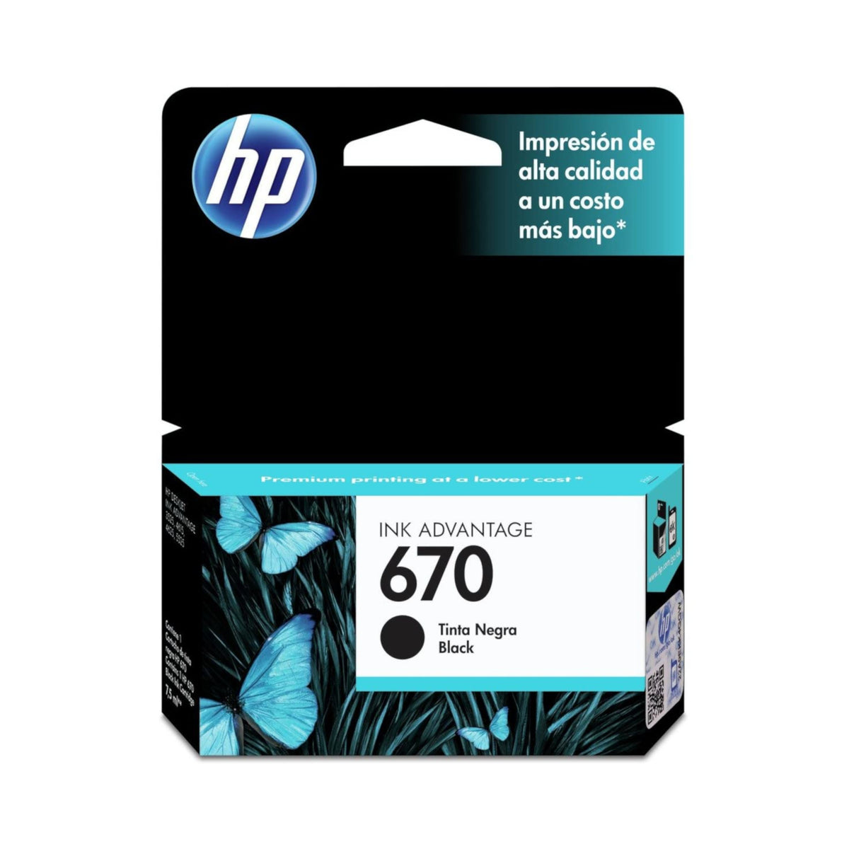 HP 670 Black Ink Cartridge