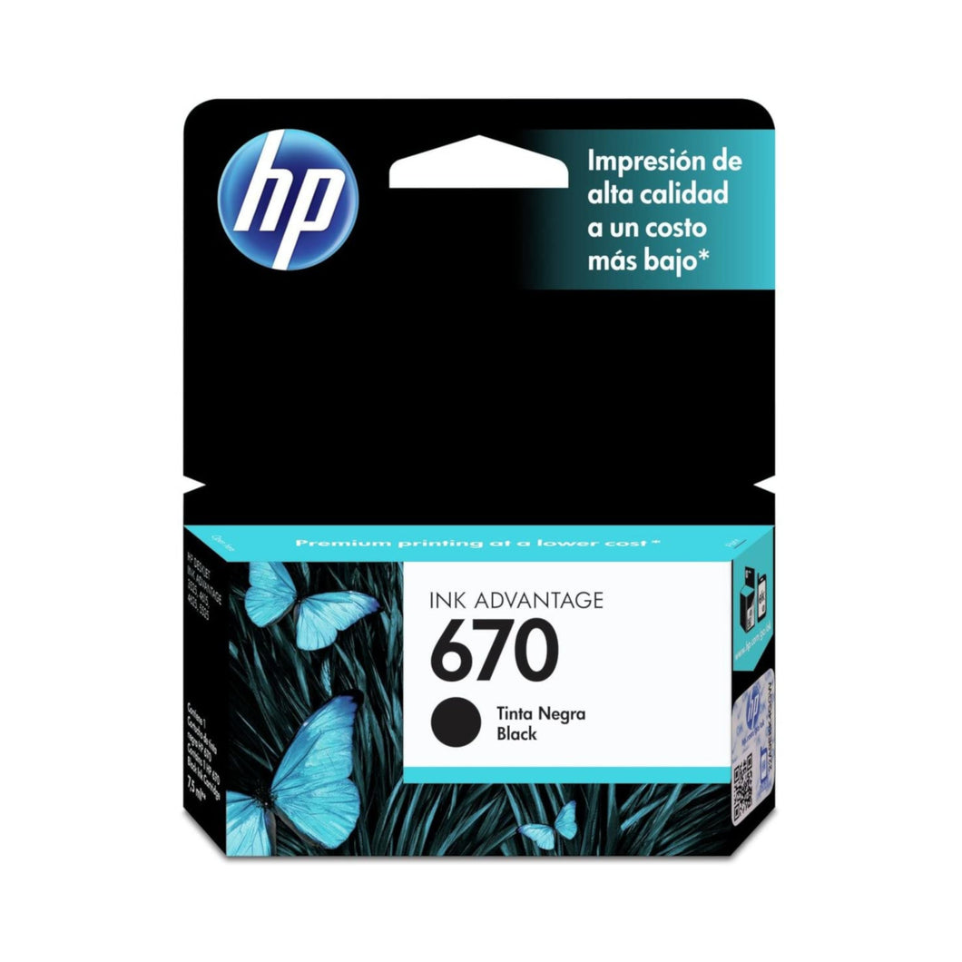 HP 670 Ink Cartridge - Black