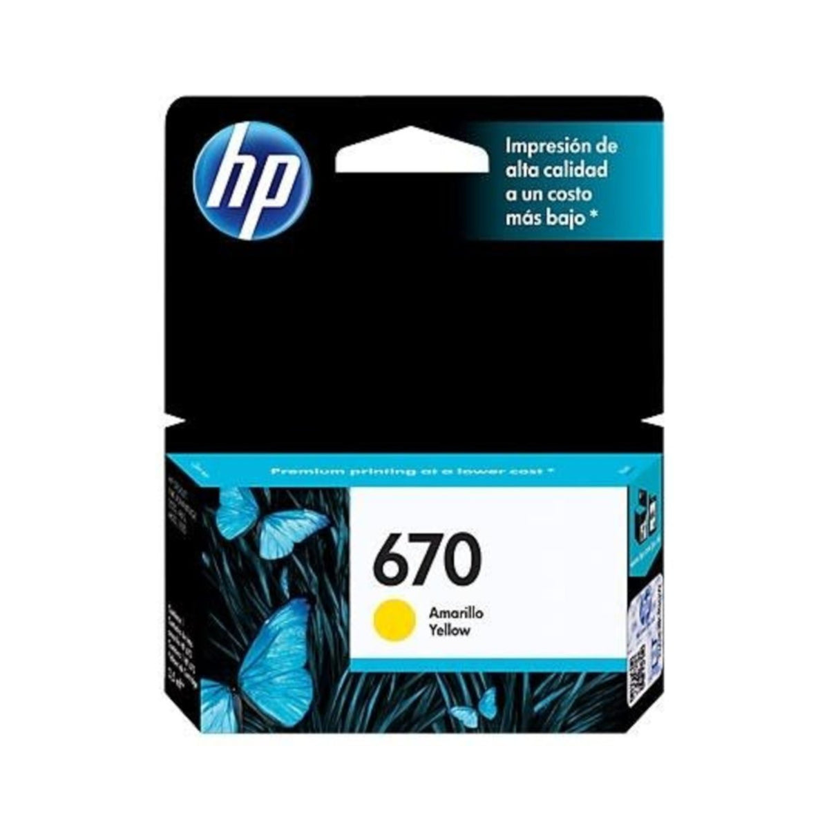 HP 670 Yellow Ink Cartridge
