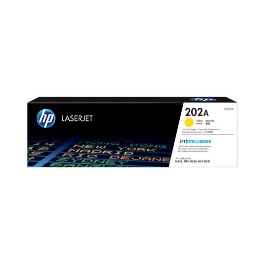 HP 202A Toner (CF502A) - Yellow