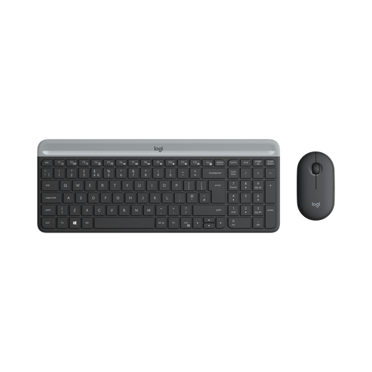 Logitech MK470 Slim Wireless KB Mouse Combo Black