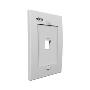 Nexxt Wall Plate 1 Port WH