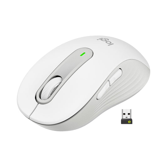 Logitech Signature M650 Wireless Mouse (for large hand) White