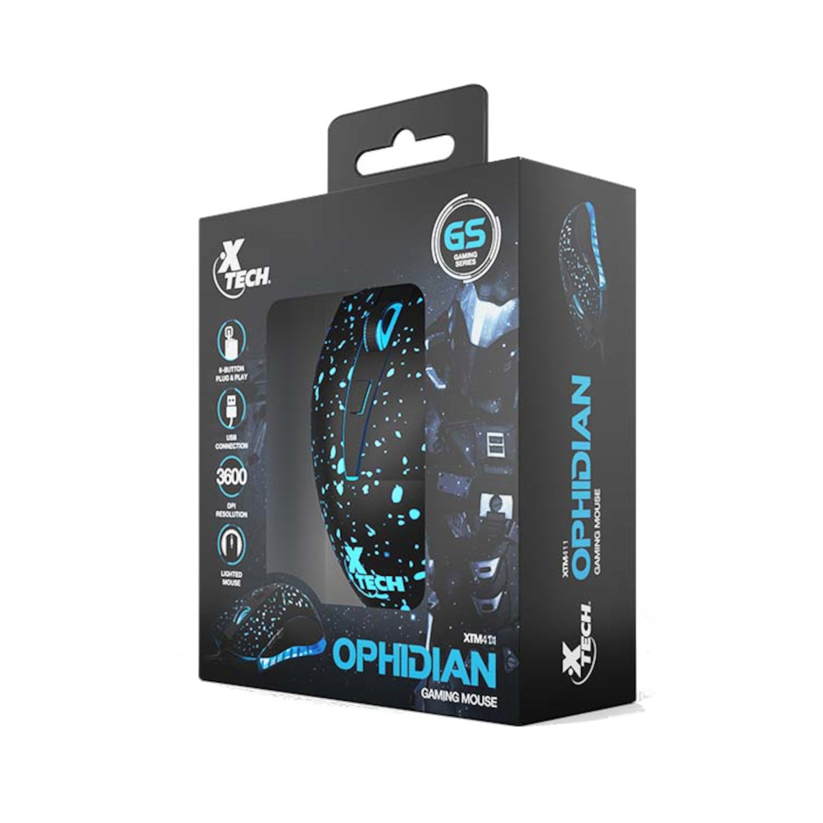 Xtech XTM-411 Ophidian Wired Gaming Mouse