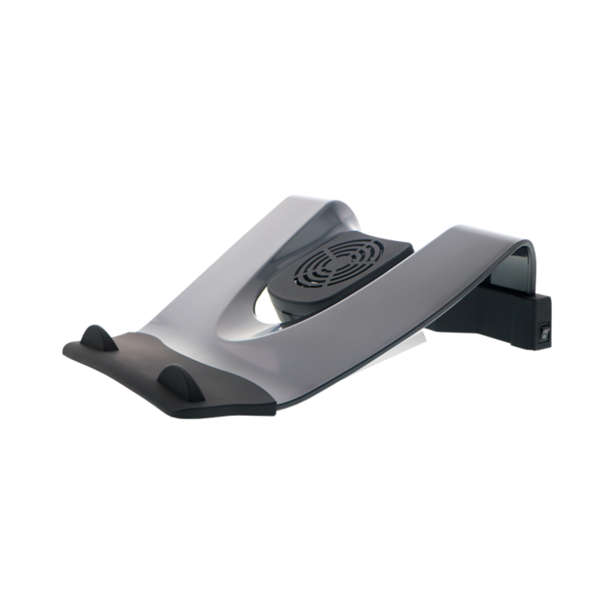 KlipXtreme Laptop Stand with 4 USB Ports Black