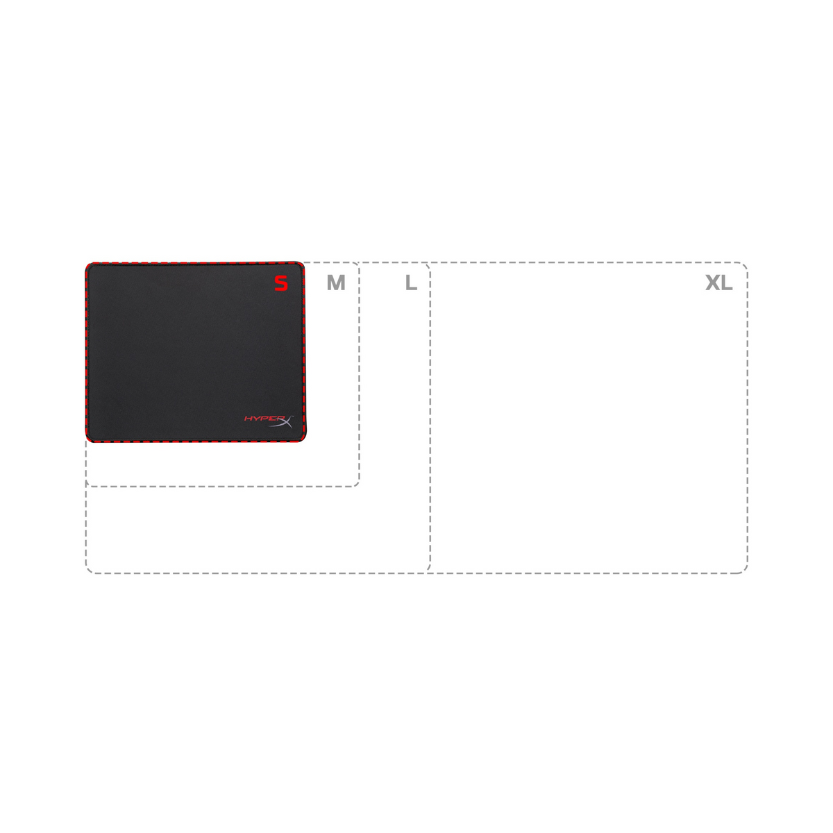 HyperX Fury S Pro Gaming Mouse Pad S: 290mm x 240mm