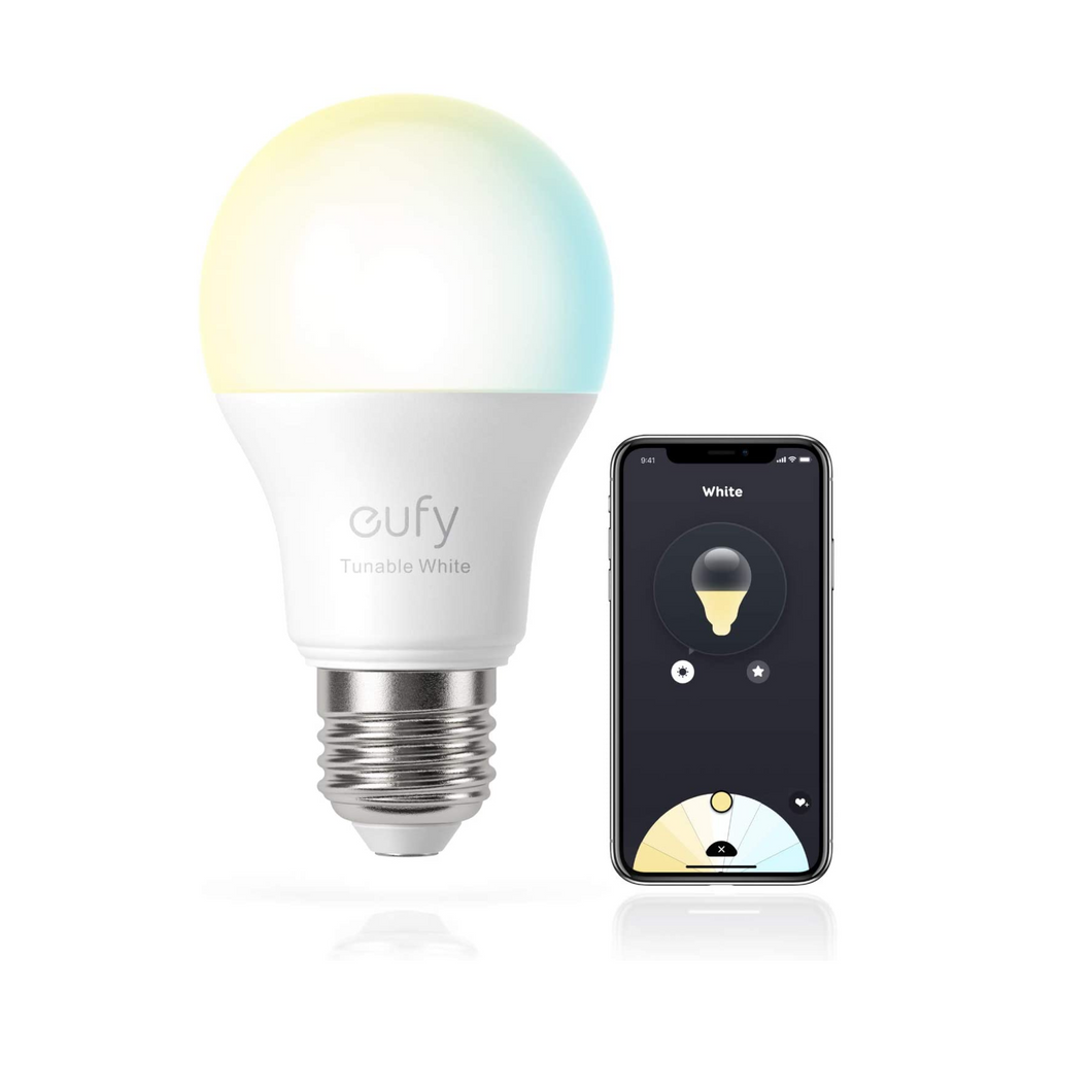 Eufy Lumos Smart Bulb 2.0 Tunable White Soft White to Daylight (2700K-6500K)