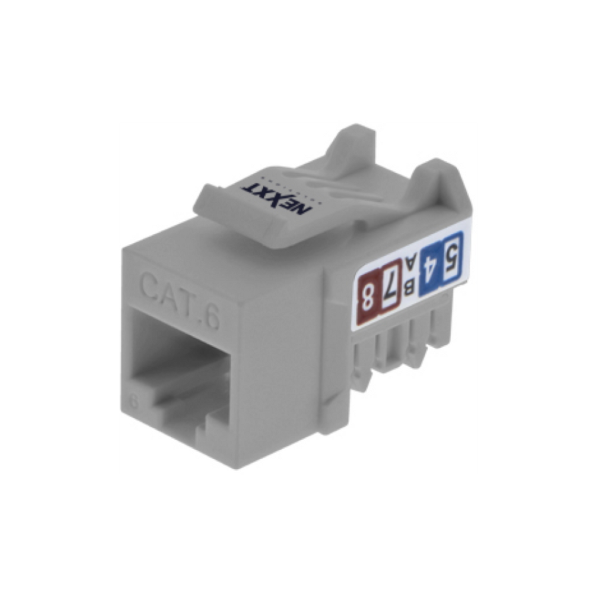 Nexxt Keystone Jack Cat6 Gray