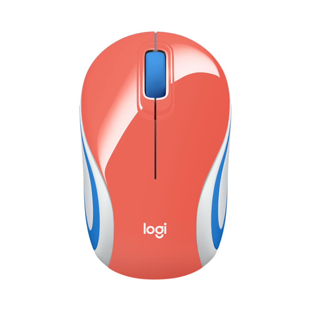 Logitech Wireless Mini Mouse M187 Coral