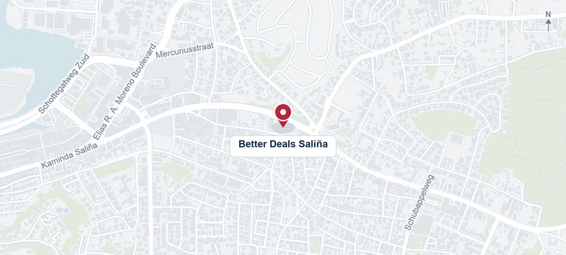 Map showing Better Deals Saliña