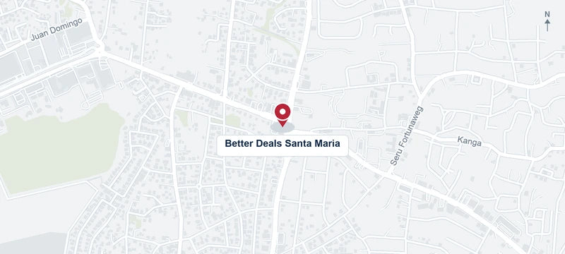 Map showing Better Deals Santa Maria